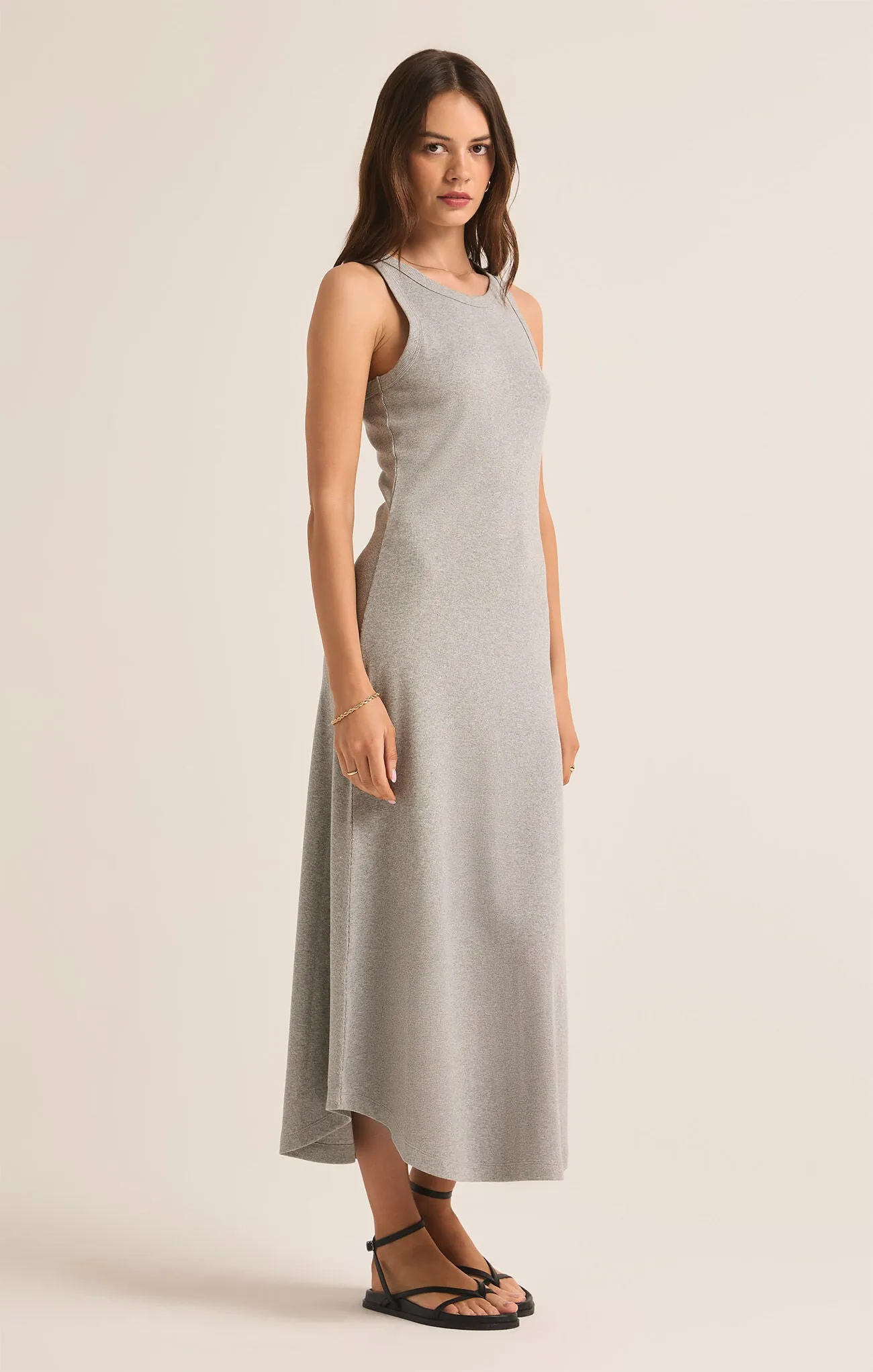 Ribbed Midi Dress