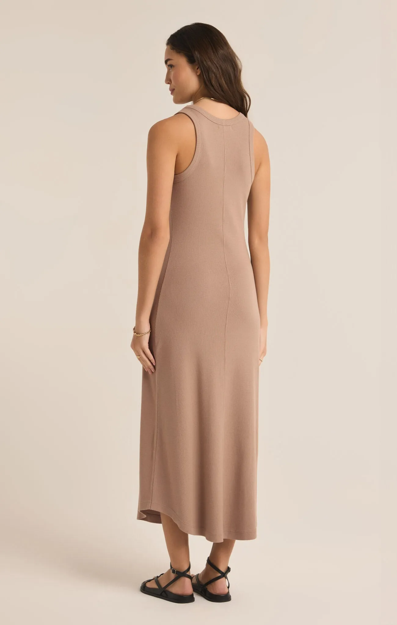 Ribbed Midi Dress