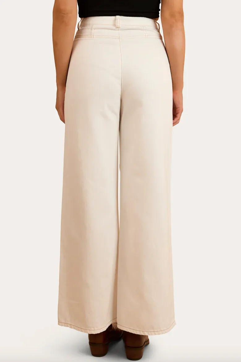 Ringers Western Milani Womens Wide Leg Pant - Off White