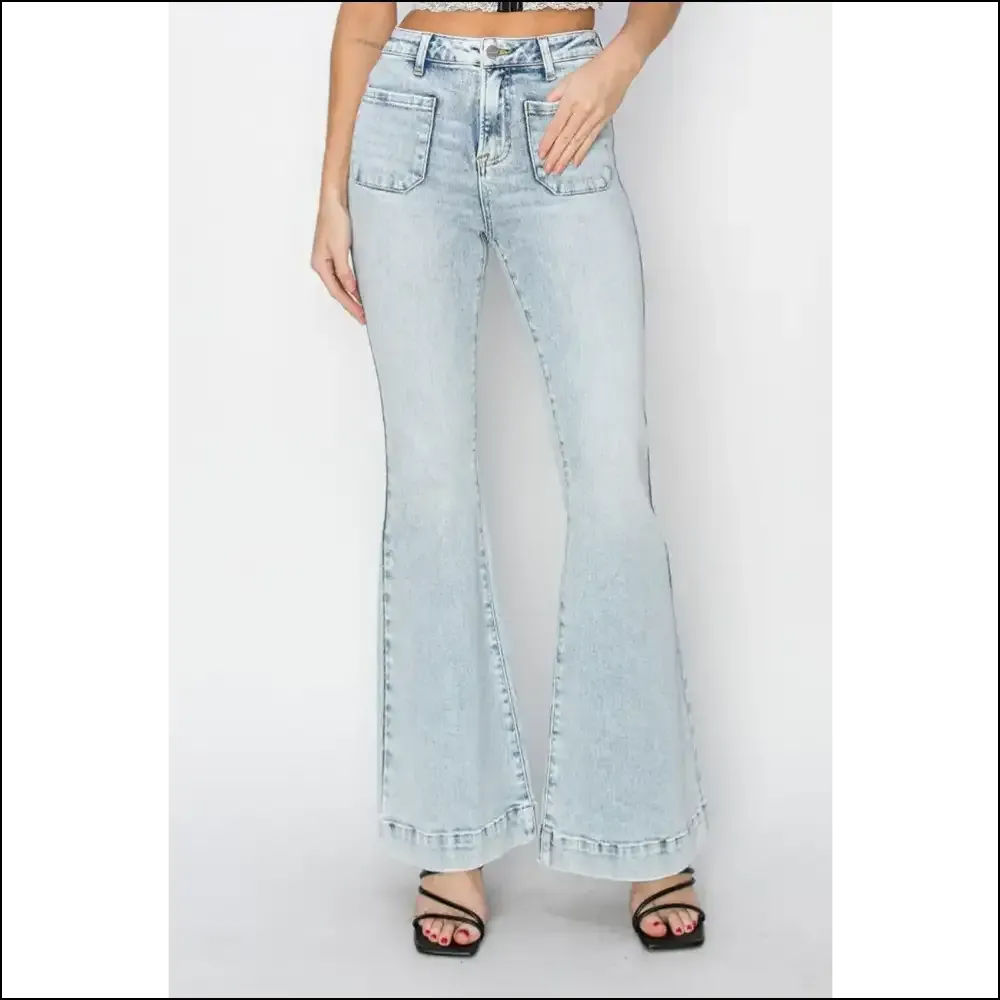 Rise Up & Flare Out: your New Best Friend in Risen High Rise Jeans! 😂👖