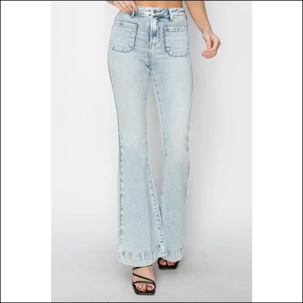 Rise Up & Flare Out: your New Best Friend in Risen High Rise Jeans! 😂👖