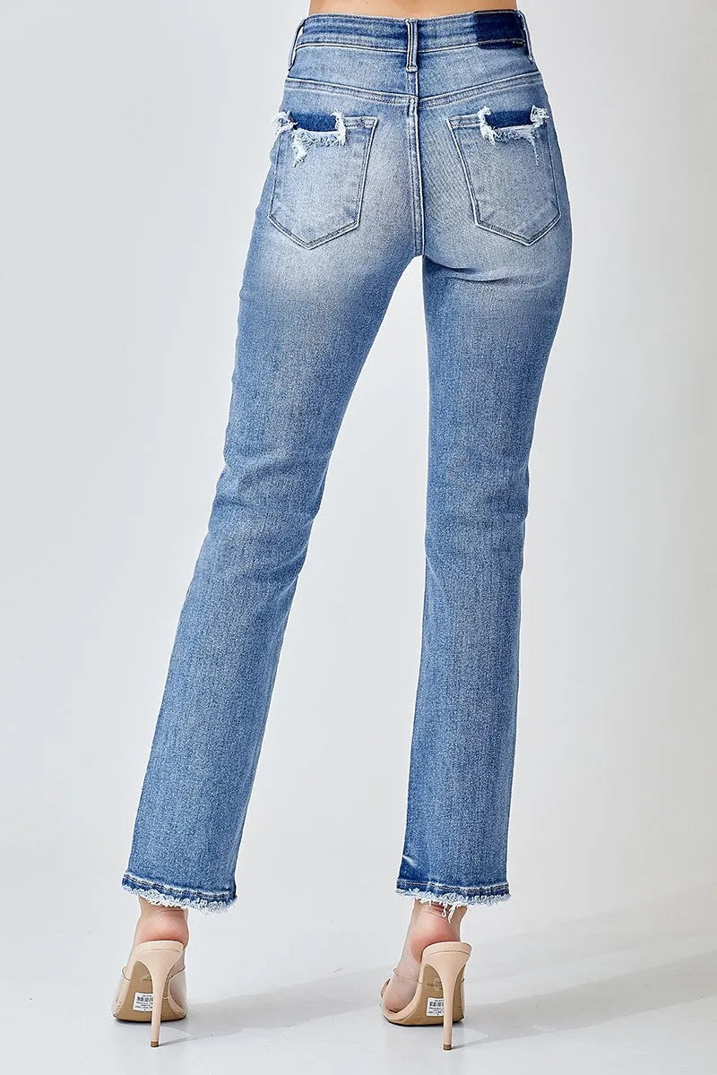 Risen Jeans - Mid Rise Straight Jean
