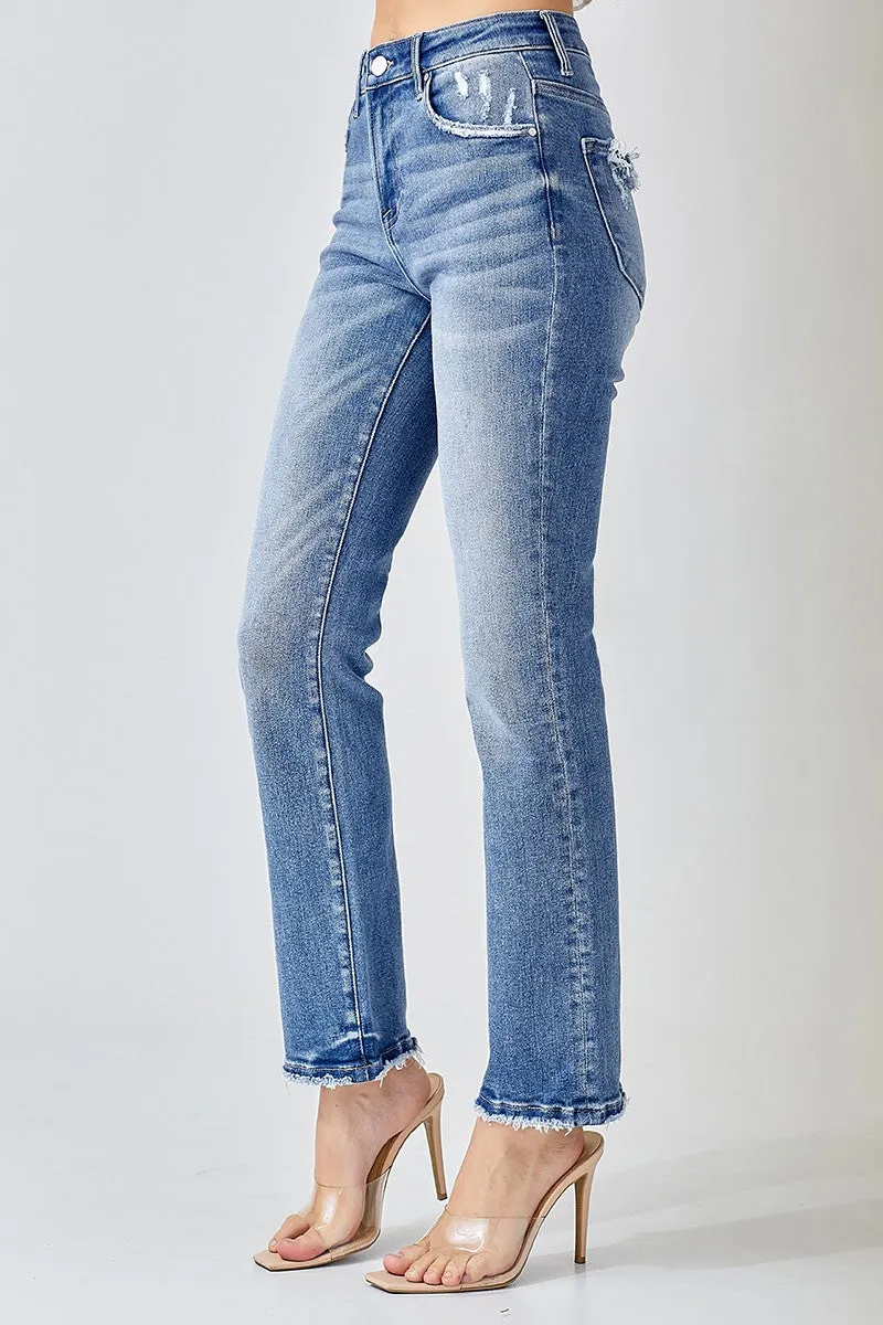 Risen Jeans - Mid Rise Straight Jean