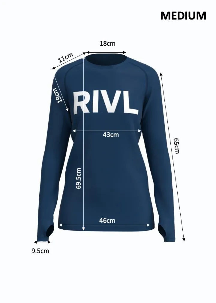 Rivl - Long  Sleeve Shirt Navy (Women's)