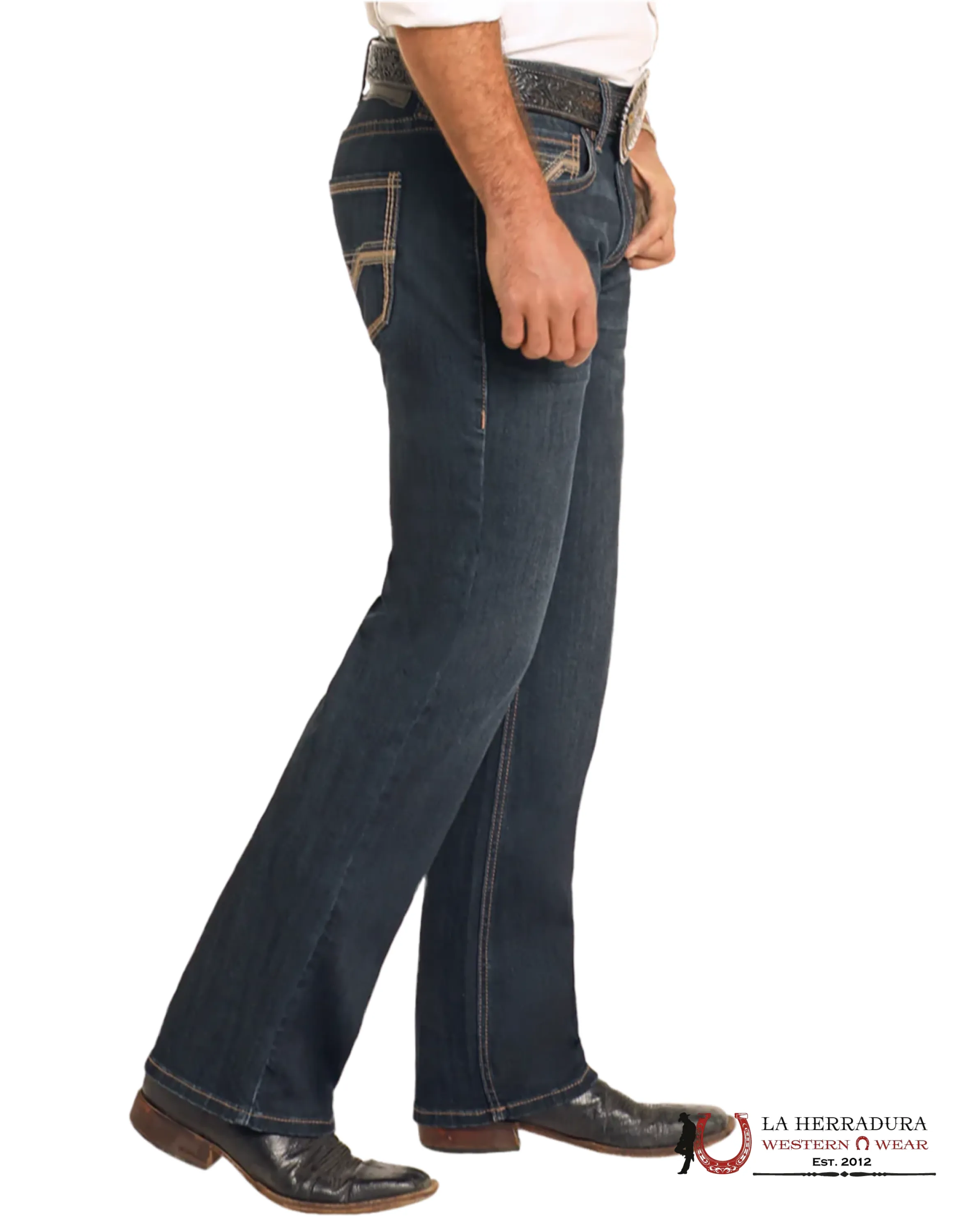 ROCK&ROLL Pistol Straight Boot Regualr Fit-6129