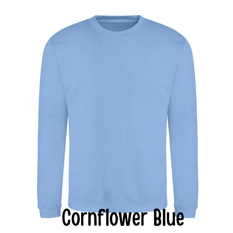 Round Neck Sweatshirt, Personalised Gift