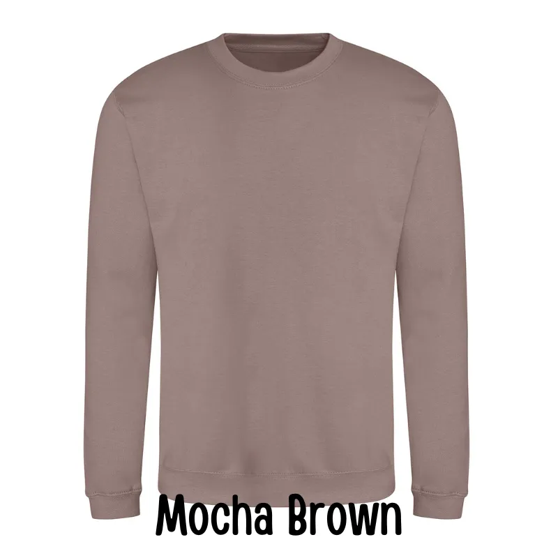 Round Neck Sweatshirt, Personalised Gift