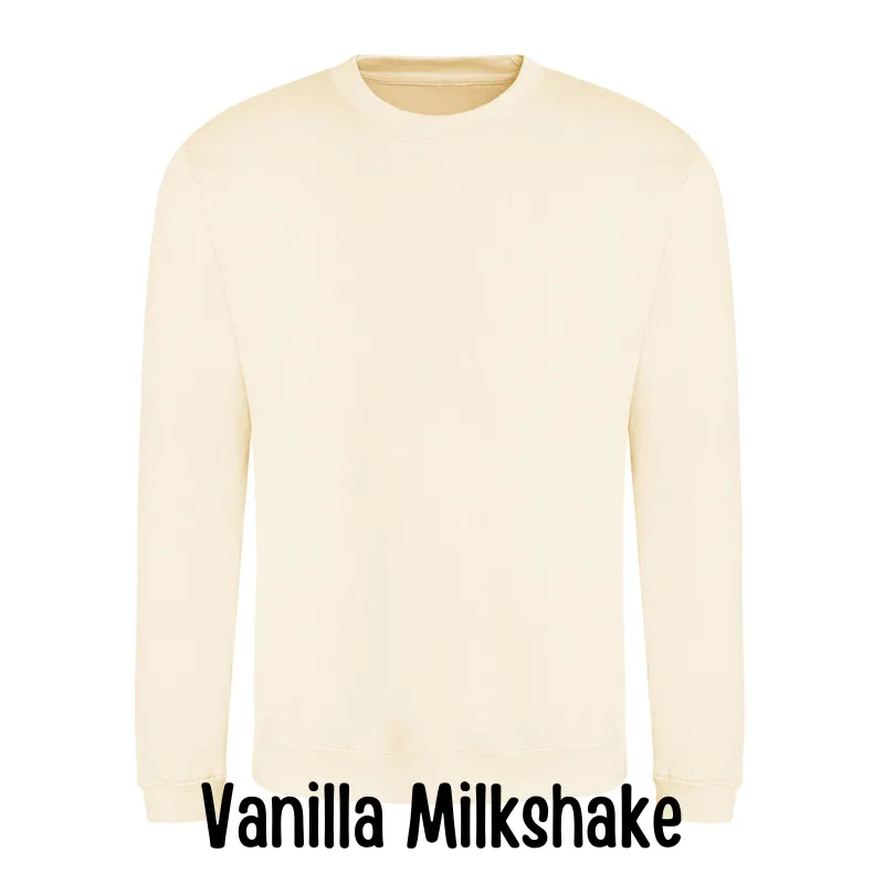 Round Neck Sweatshirt, Personalised Gift