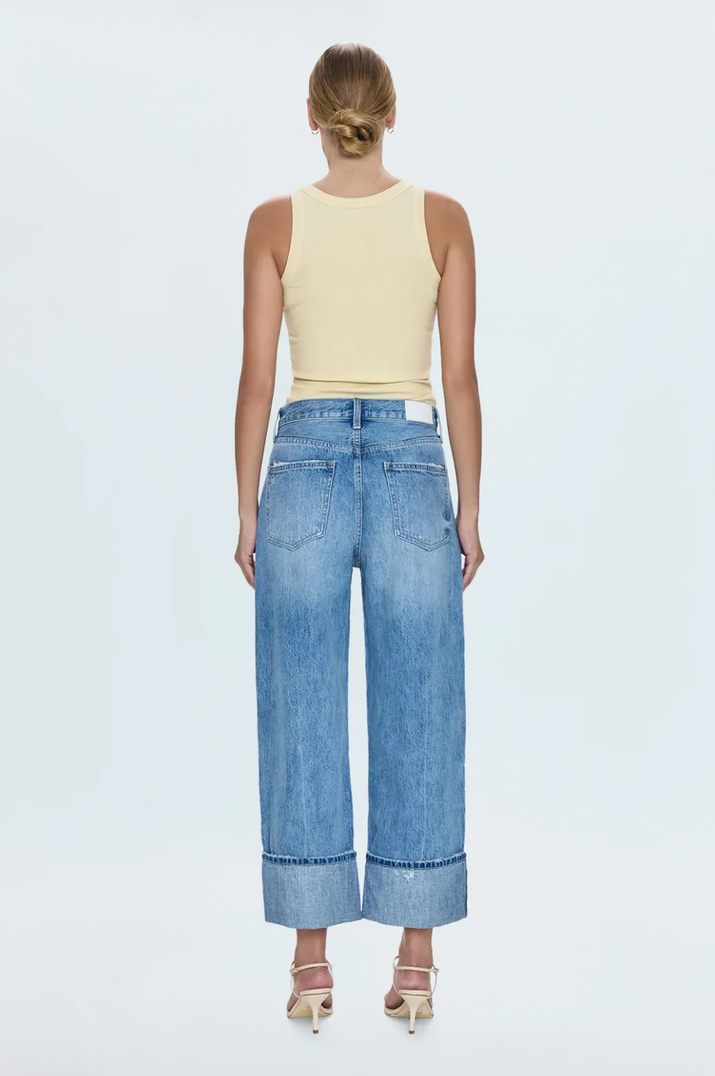 Ryder High Rise Cuffed Jean in Abroad Vintage