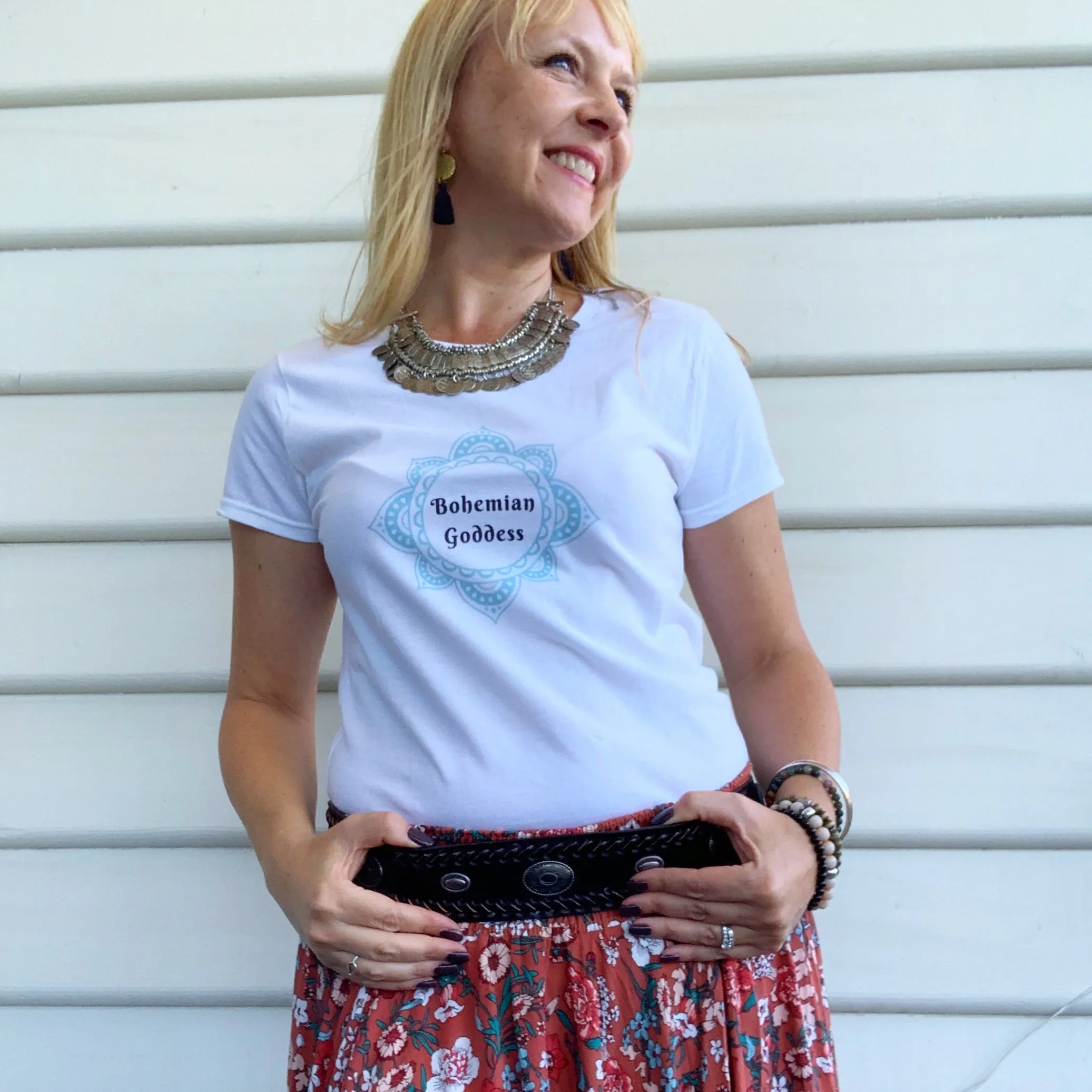 SALE - Bohemian Goddess Mandala Tee