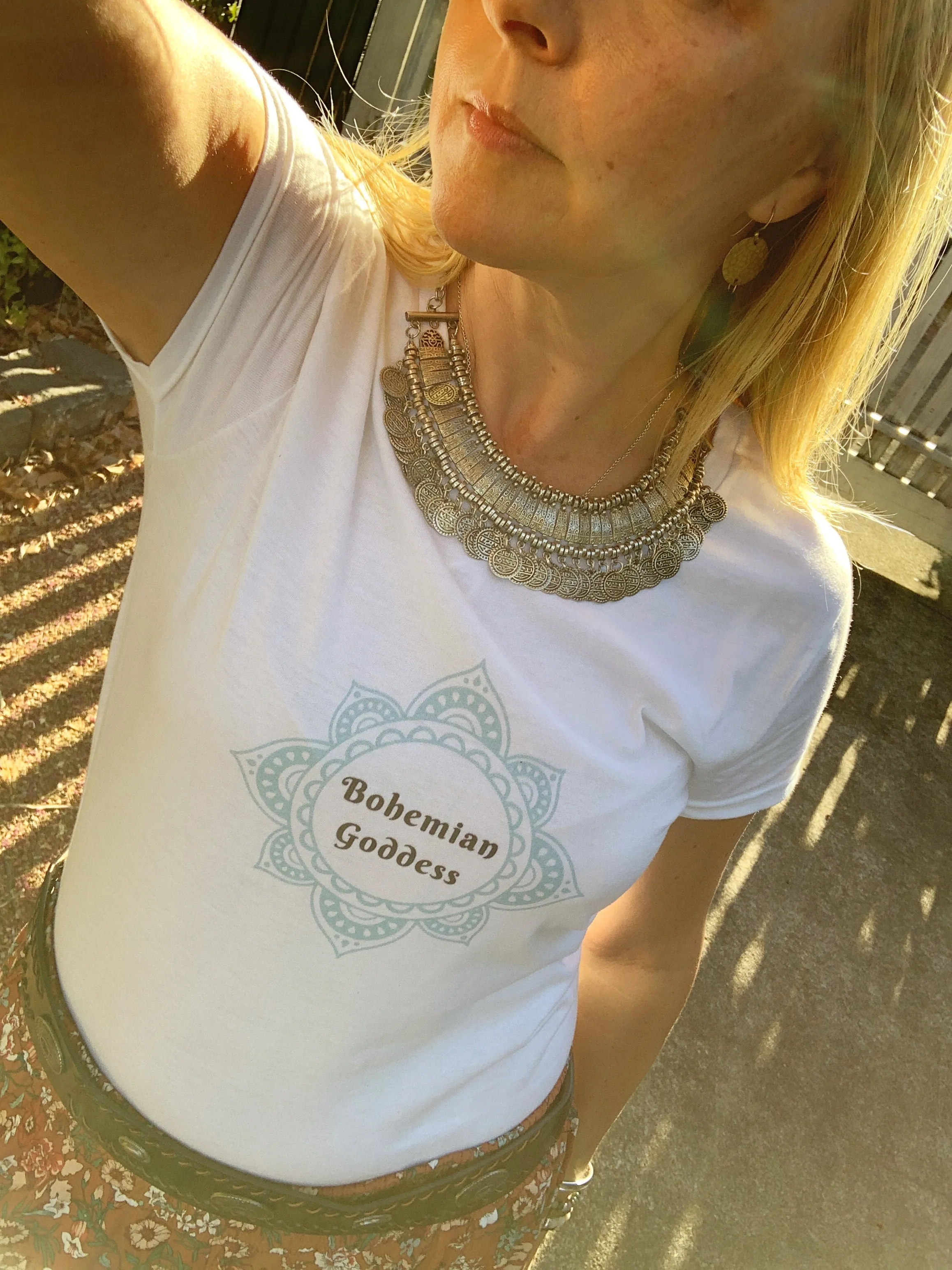 SALE - Bohemian Goddess Mandala Tee