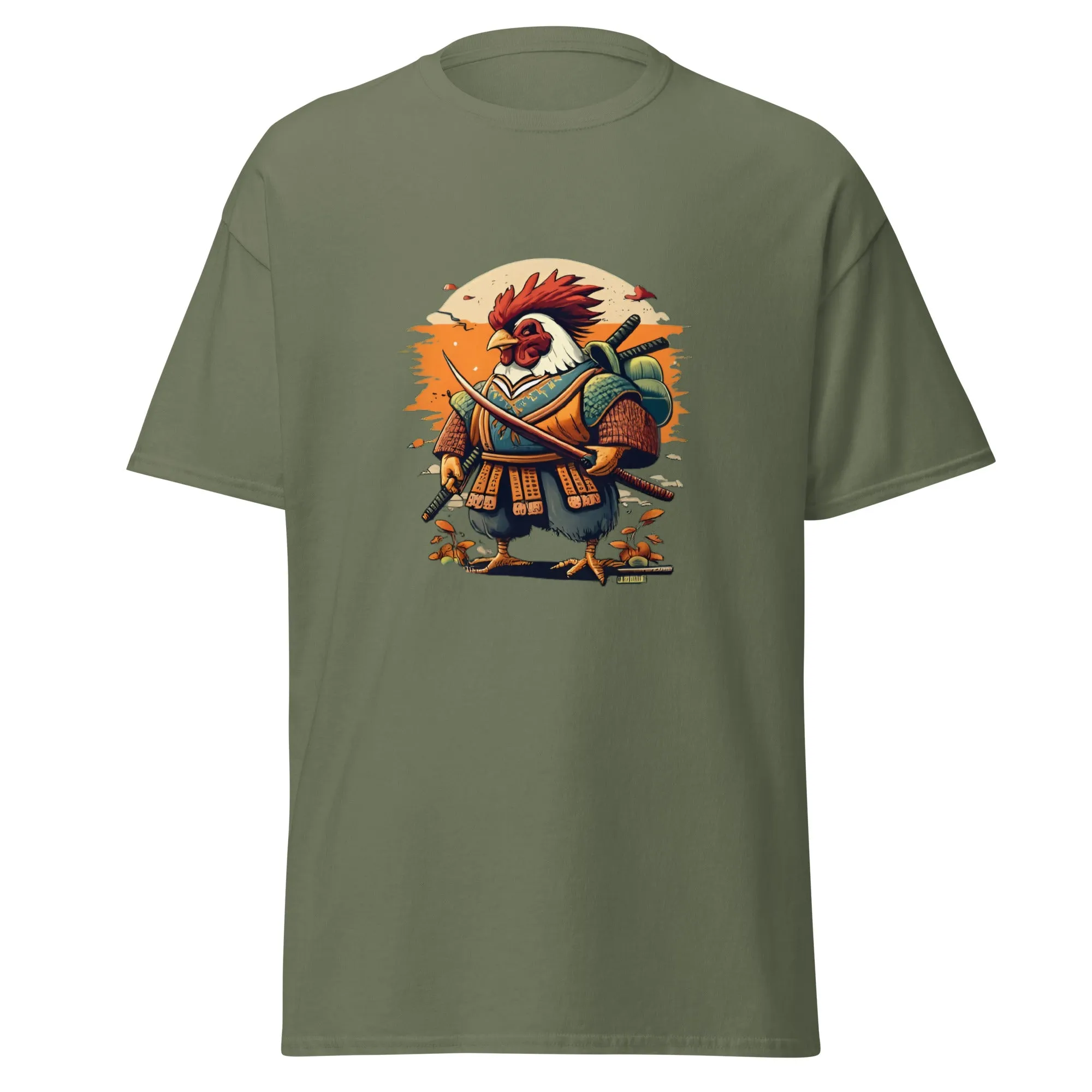 Samurai Chicken Men's Classic T-shirt  (sizes up to 3x)