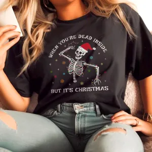Sandjest Christmas Tshirt Farm Fresh Christmas Trees Gift for Women Girl Friend