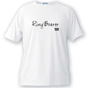 Script Series Ring Bearer T-shirt