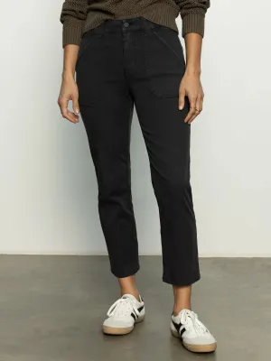 SCULPTED HAYDEN STRAIGHT CROP TROUSER