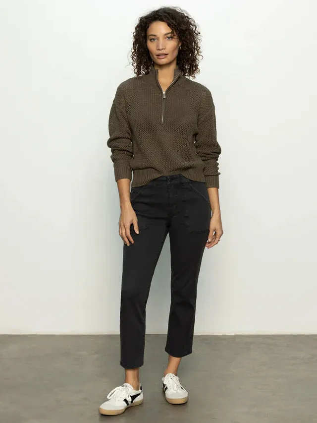 SCULPTED HAYDEN STRAIGHT CROP TROUSER