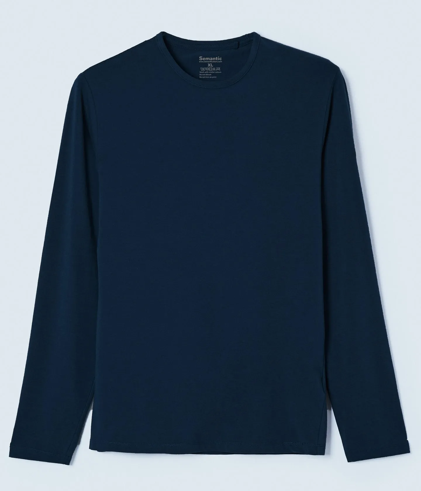 Semantic Full Sleeve Cotton T-shirt - Solid