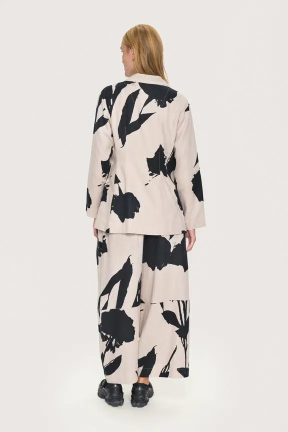 Shadow Blossom Print Jacket