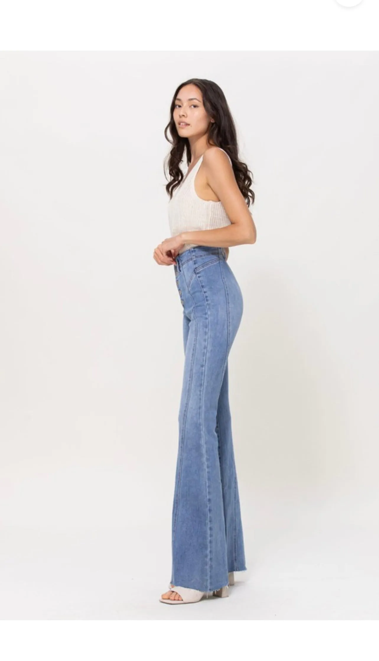 Showing Up Flare Jeans