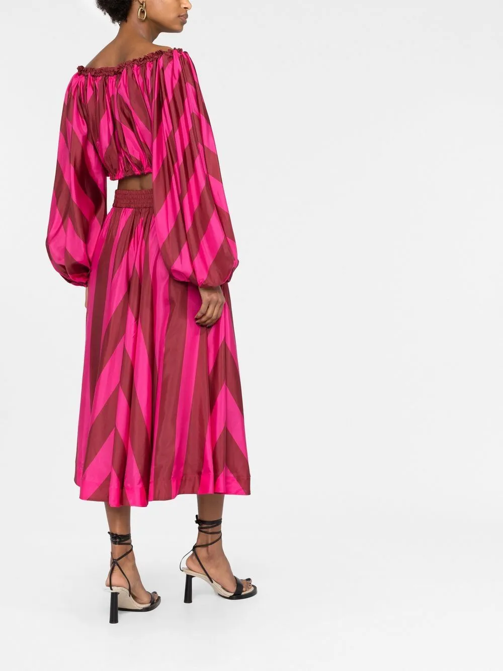 Silk Midi Skirt