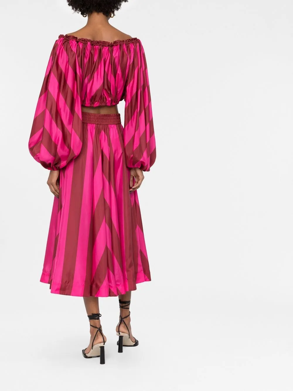 Silk Midi Skirt