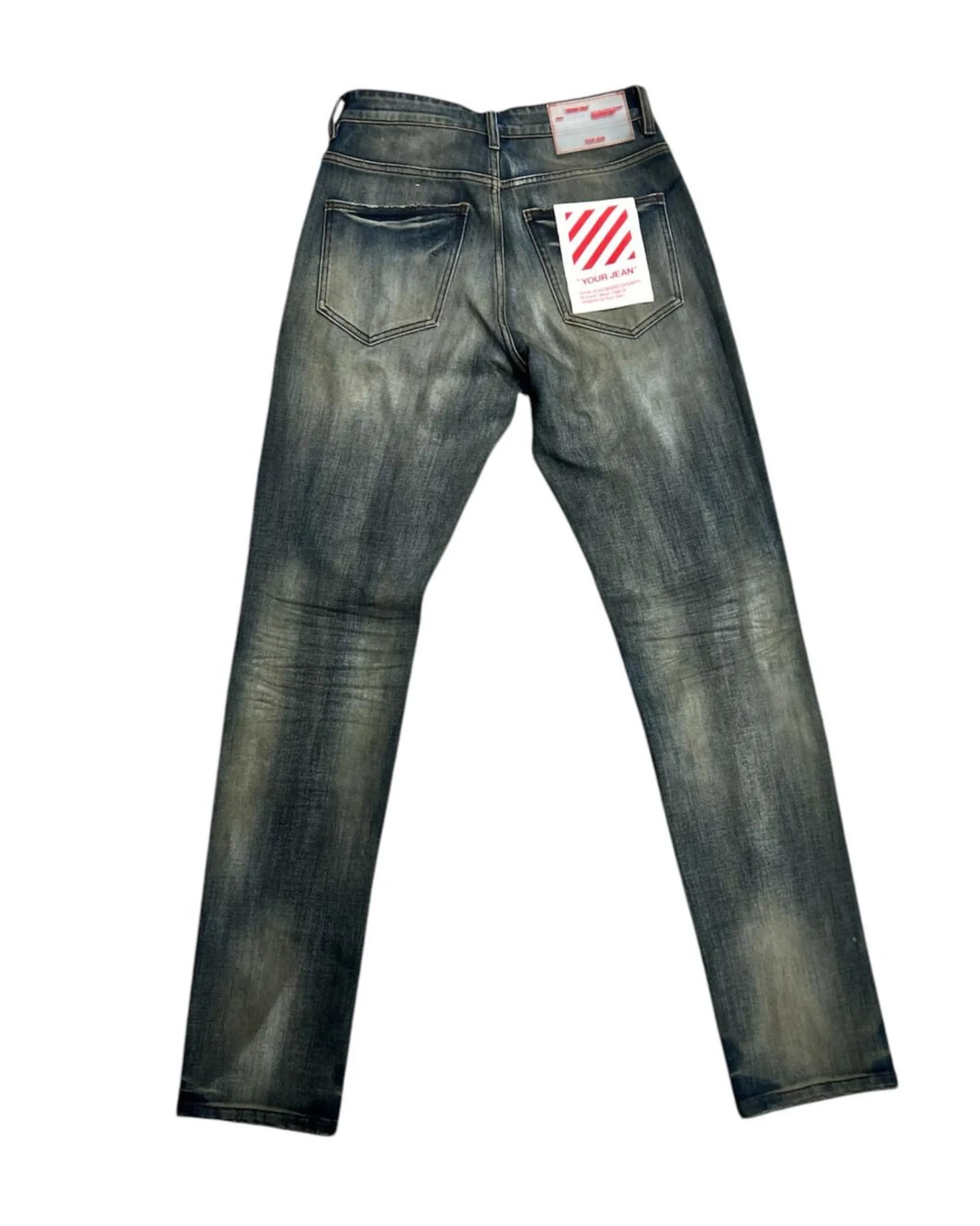 Skinny Custom Stretch Navy Blue Vintage