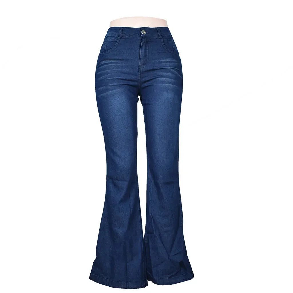 Slim Fit Flare Pants Fashion