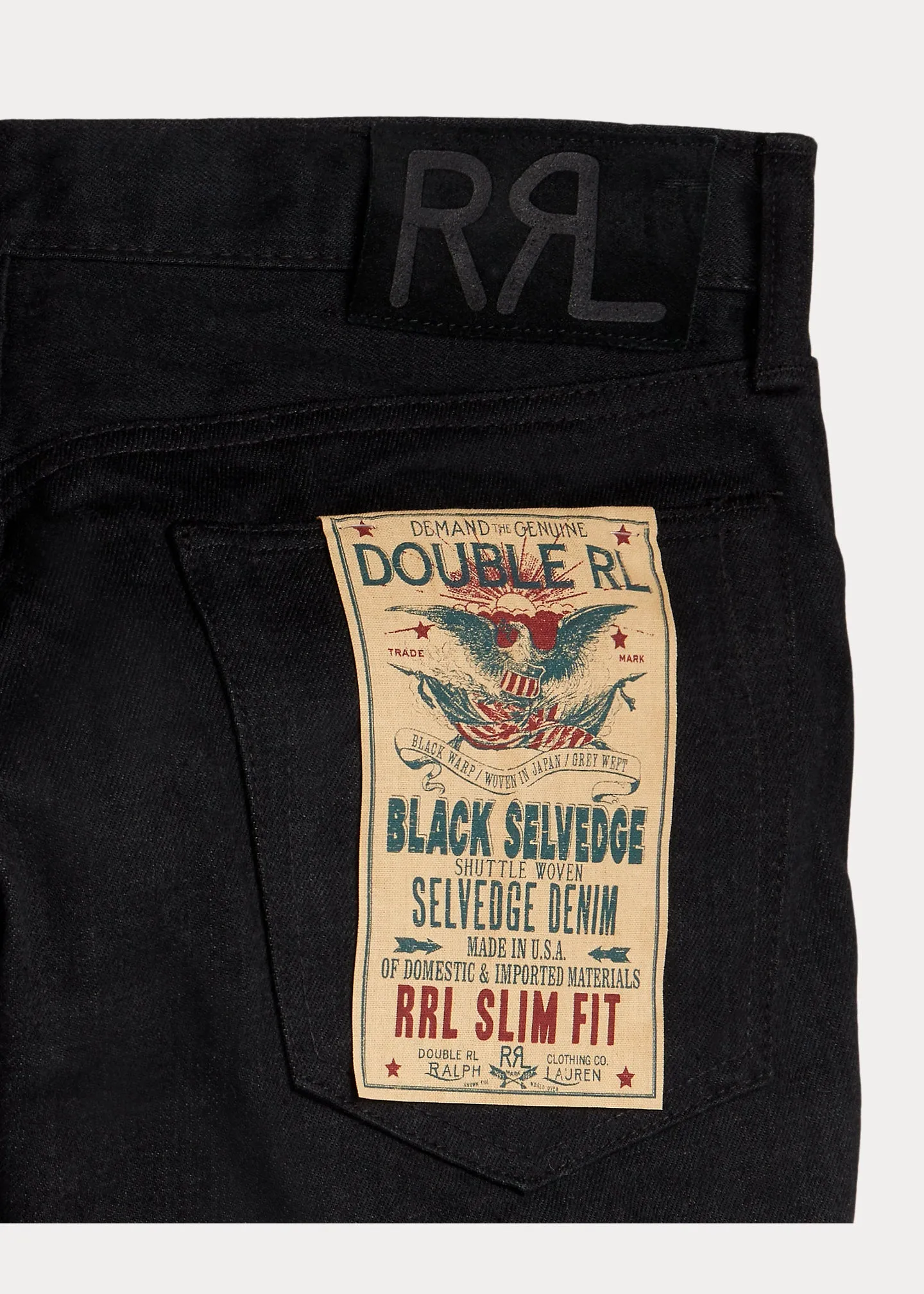Slim Fit New Black On Black Jean