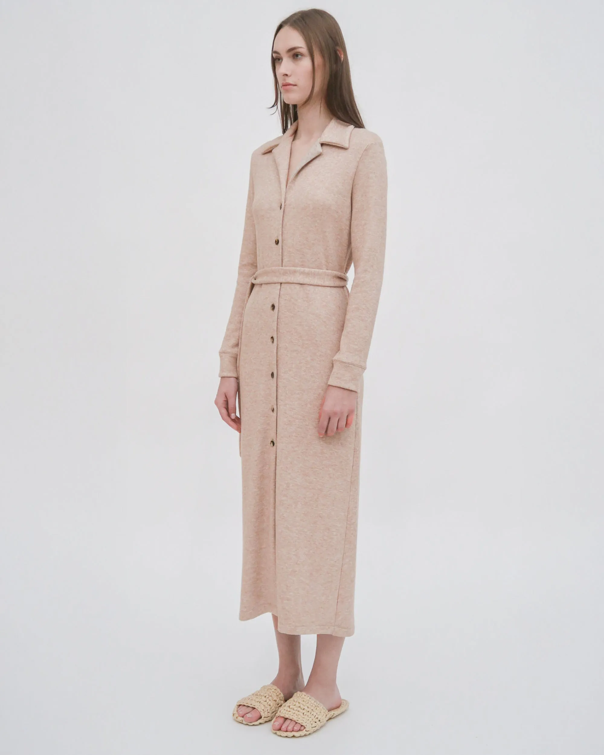 SLIM JERSEY SHIRTDRESS