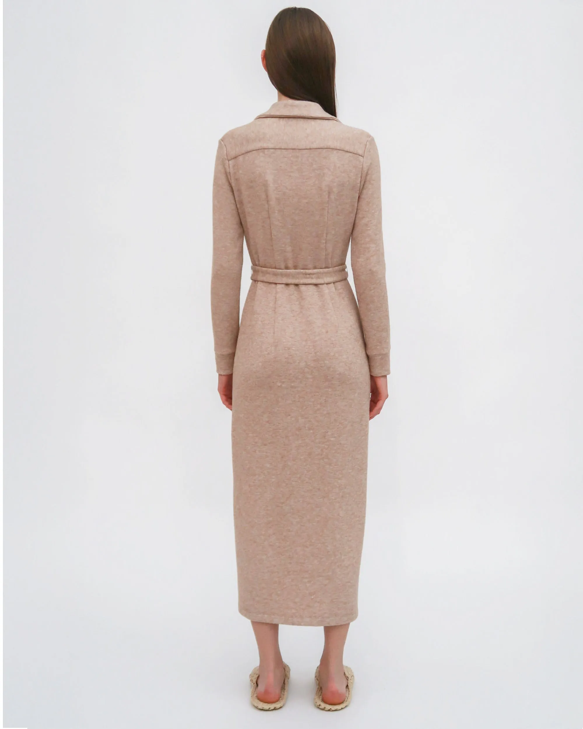 SLIM JERSEY SHIRTDRESS