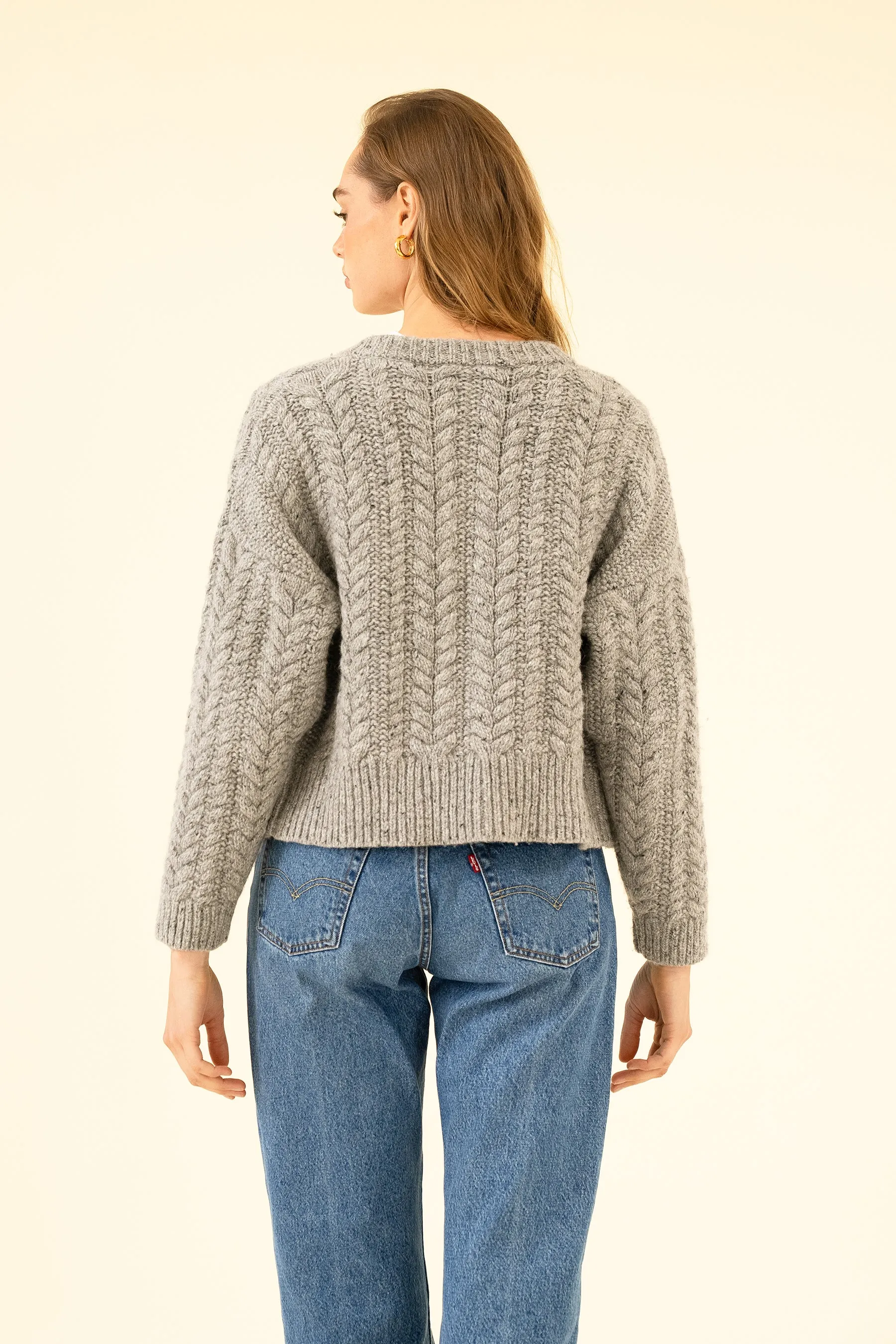 SLOAN CARDIGAN - GREY