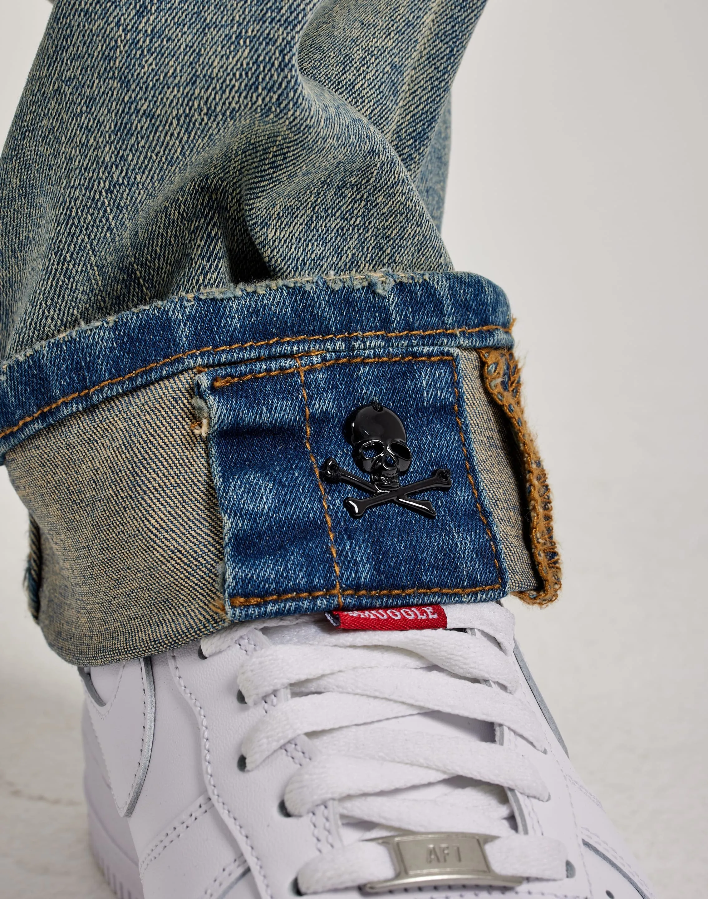 Smuggler's Moon Rip & Repair Denim Jeans