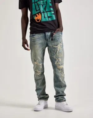 Smuggler's Moon Rip & Repair Denim Jeans