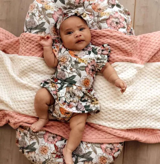SNUGGLE HUNNY AUSTRALIANA ORGANIC SHORT SLEEVE DRESS