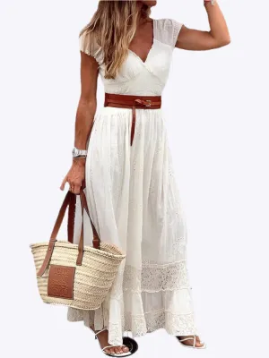 Sofina - Vintage Lace Touch Woman's Dress
