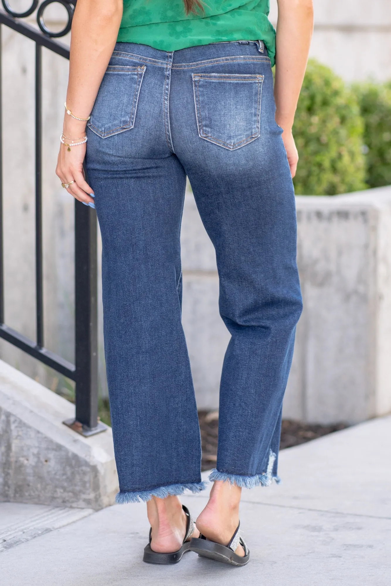 Sophia Mid Rise Crop Wide Leg Regular & Plus Sizes