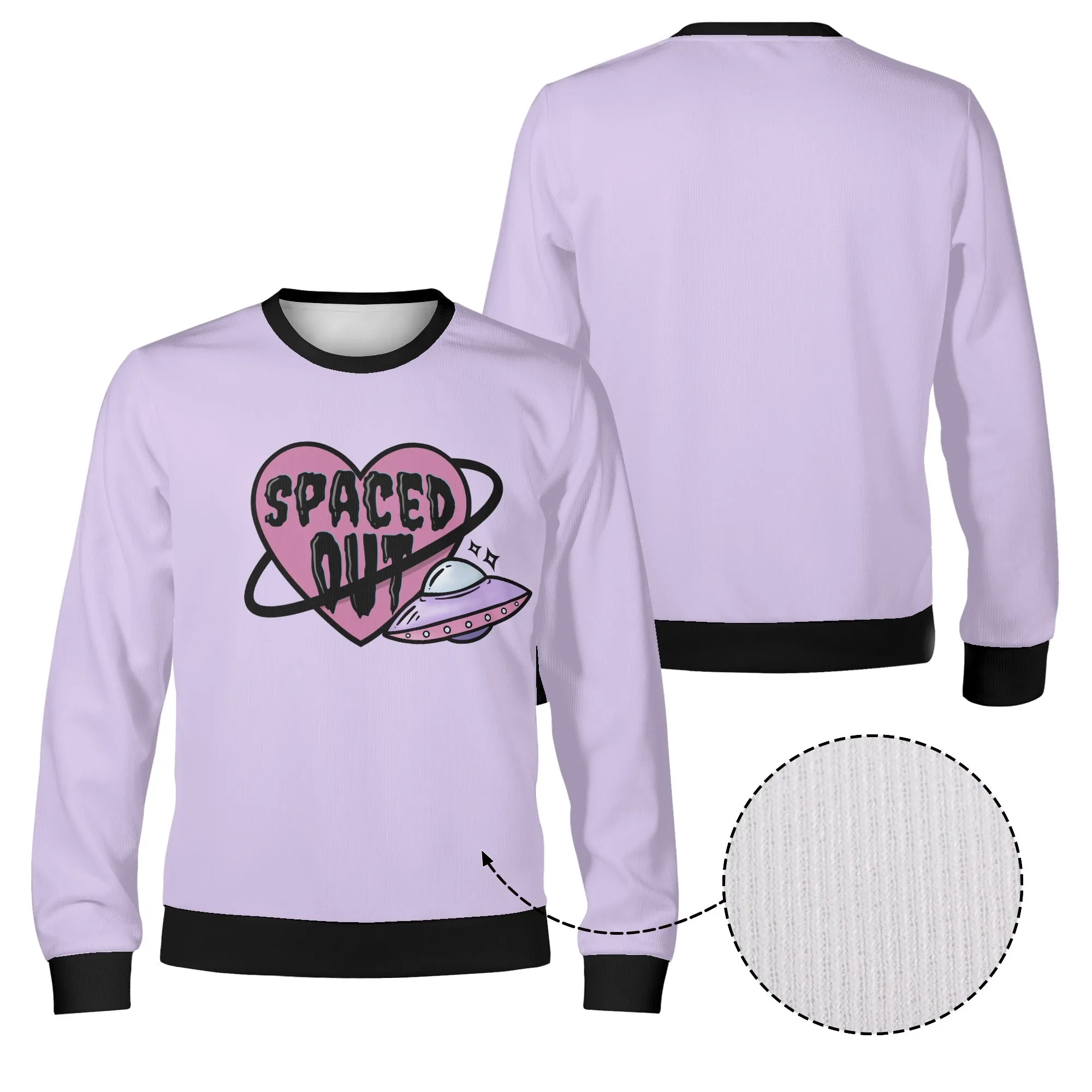 Spaced Out Pastel Unisex Sweater