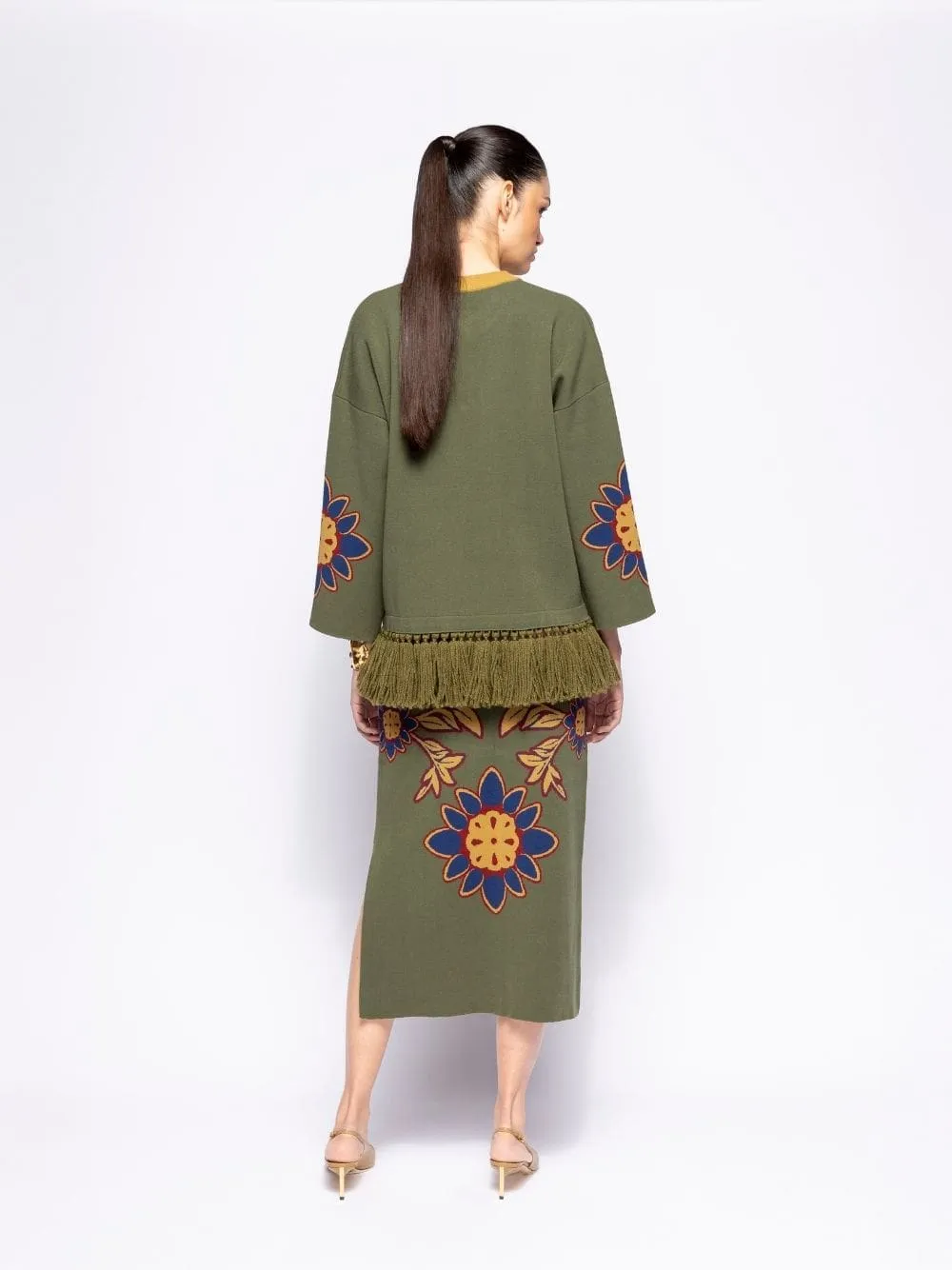 Spar Duffel Bag Jacquard Pencil Skirt
