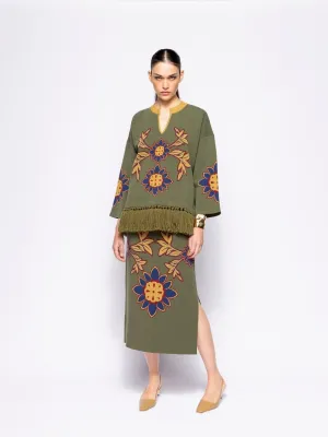 Spar Duffel Bag Jacquard Pencil Skirt