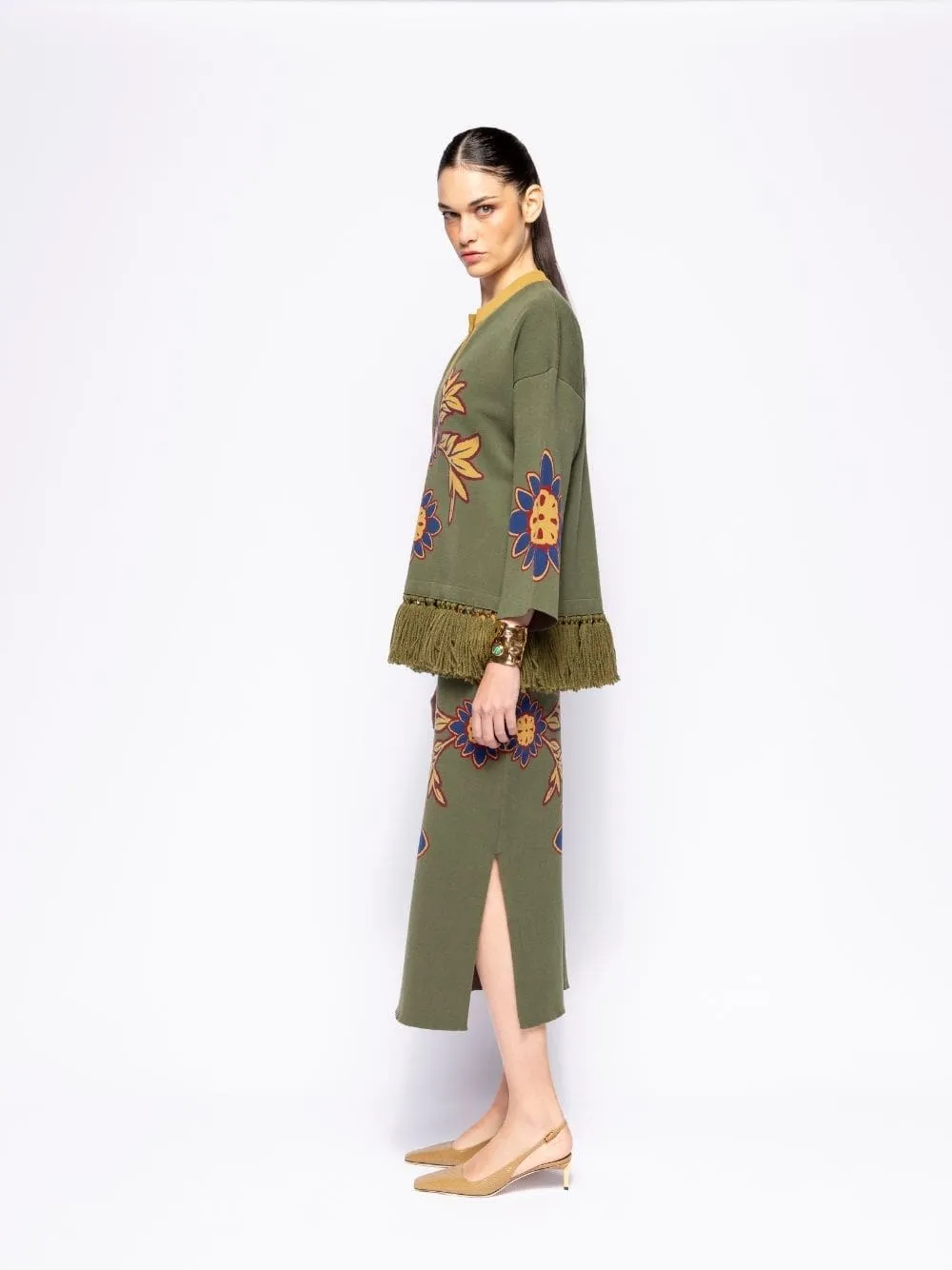 Spar Duffel Bag Jacquard Pencil Skirt