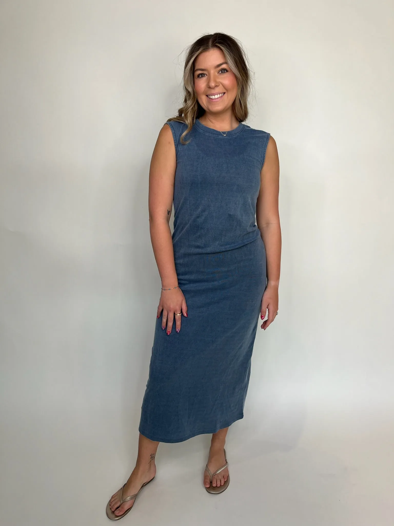 Splendid Indigo Dress