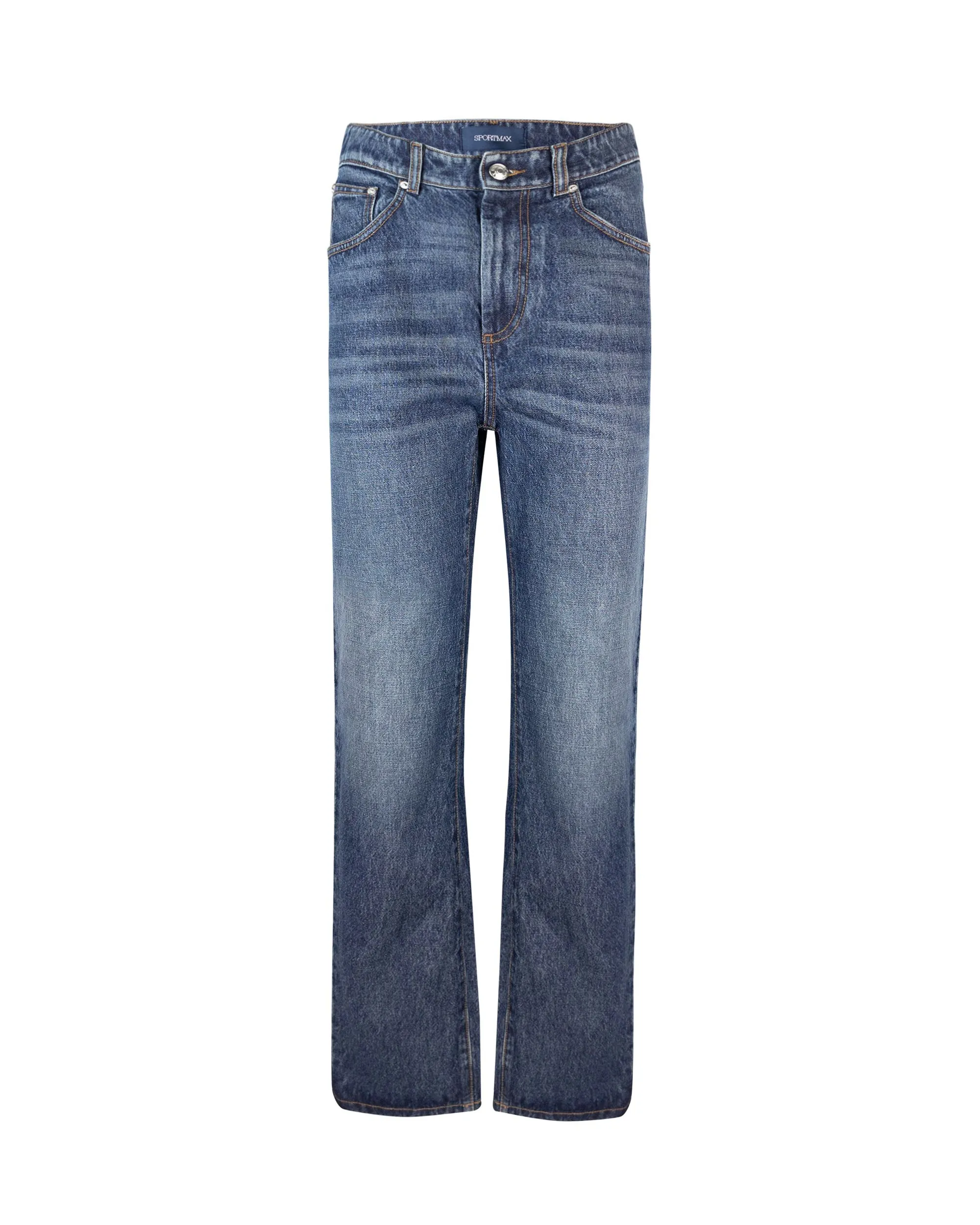 Sport max jeans tasso 5 tasche en vita bassa