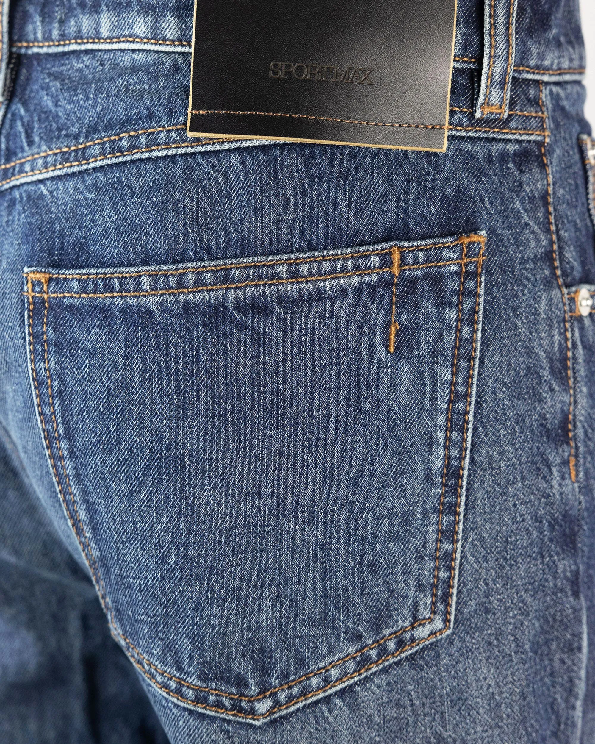 Sport max jeans tasso 5 tasche en vita bassa