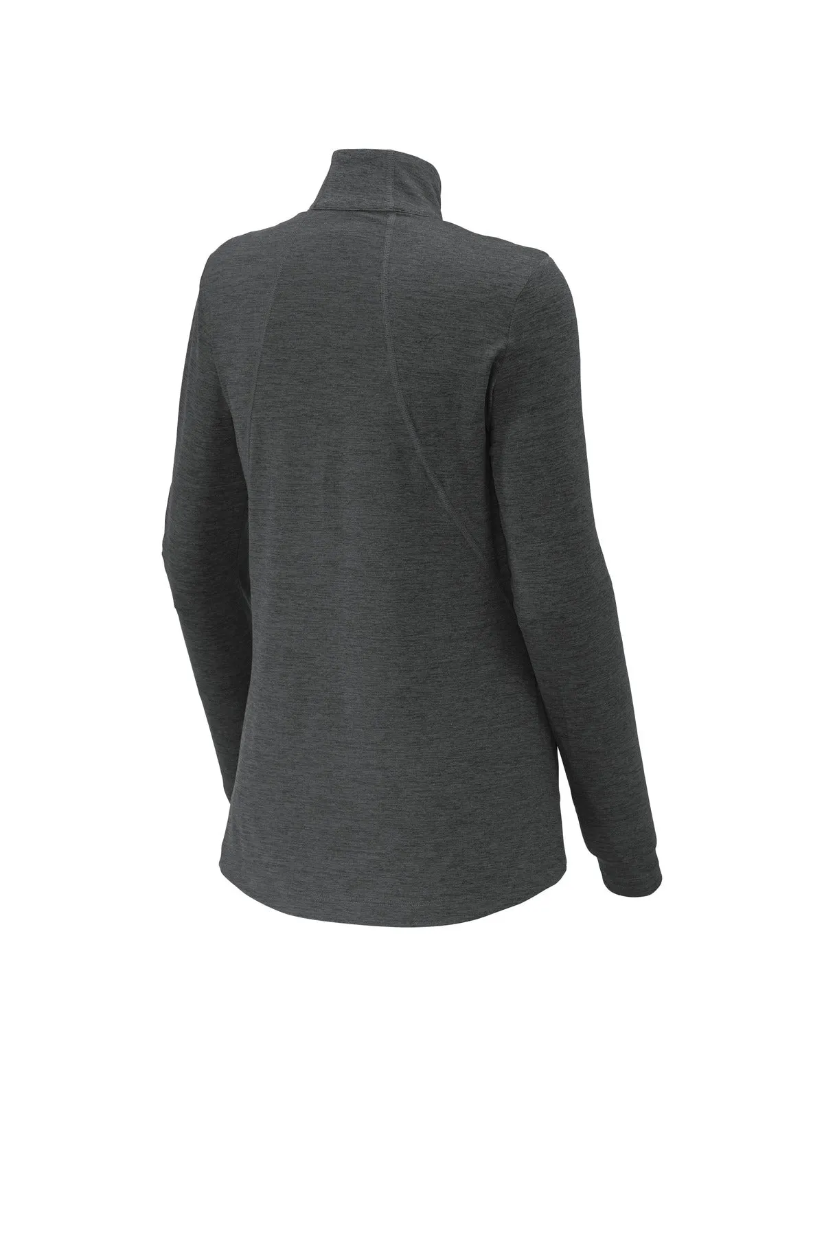 Sport-Tek Women's Exchange 1.5 Long Sleeve 1/2-Zip LST711 Graphite Heather