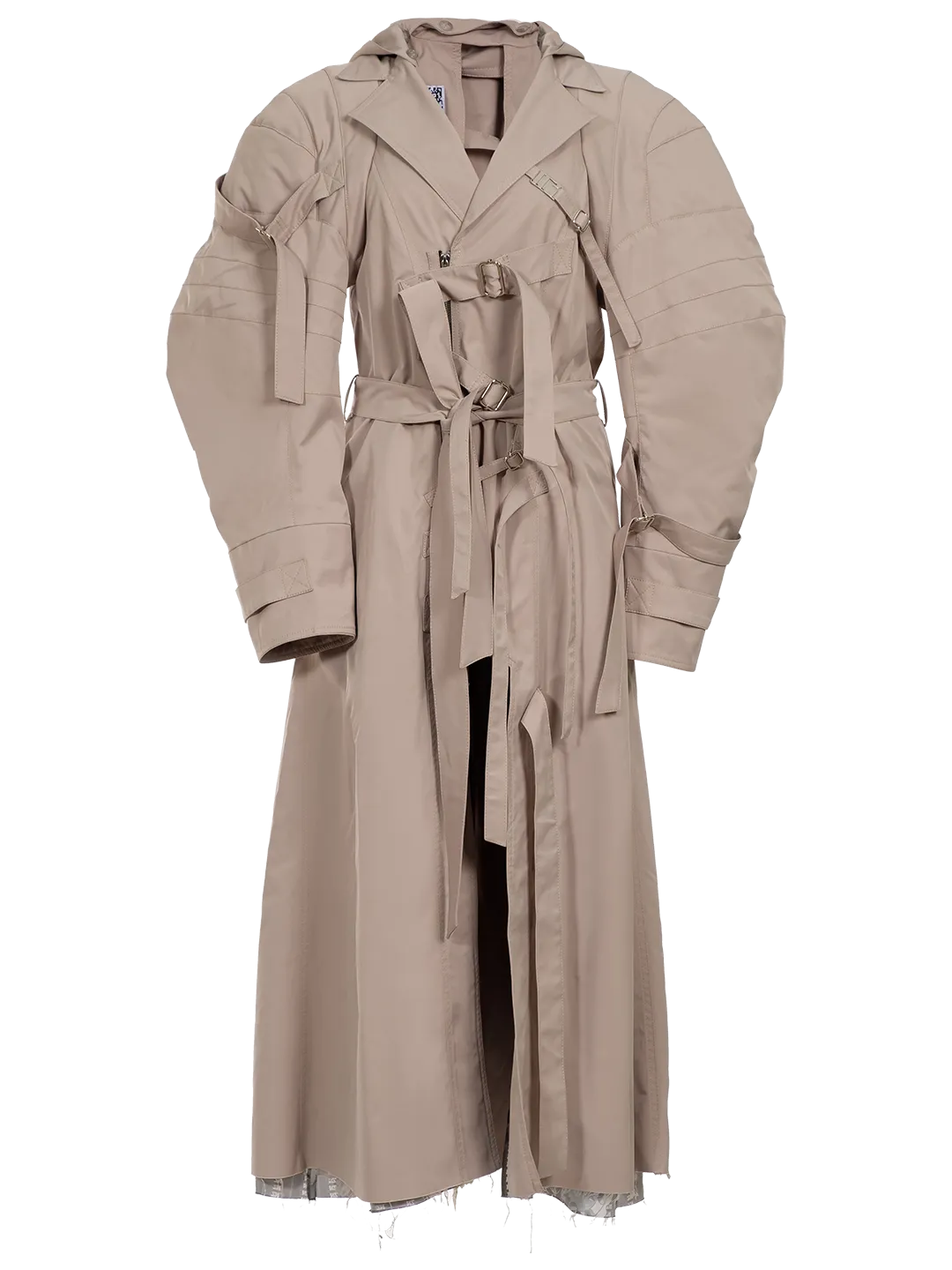 STRAPPED-IN COAT