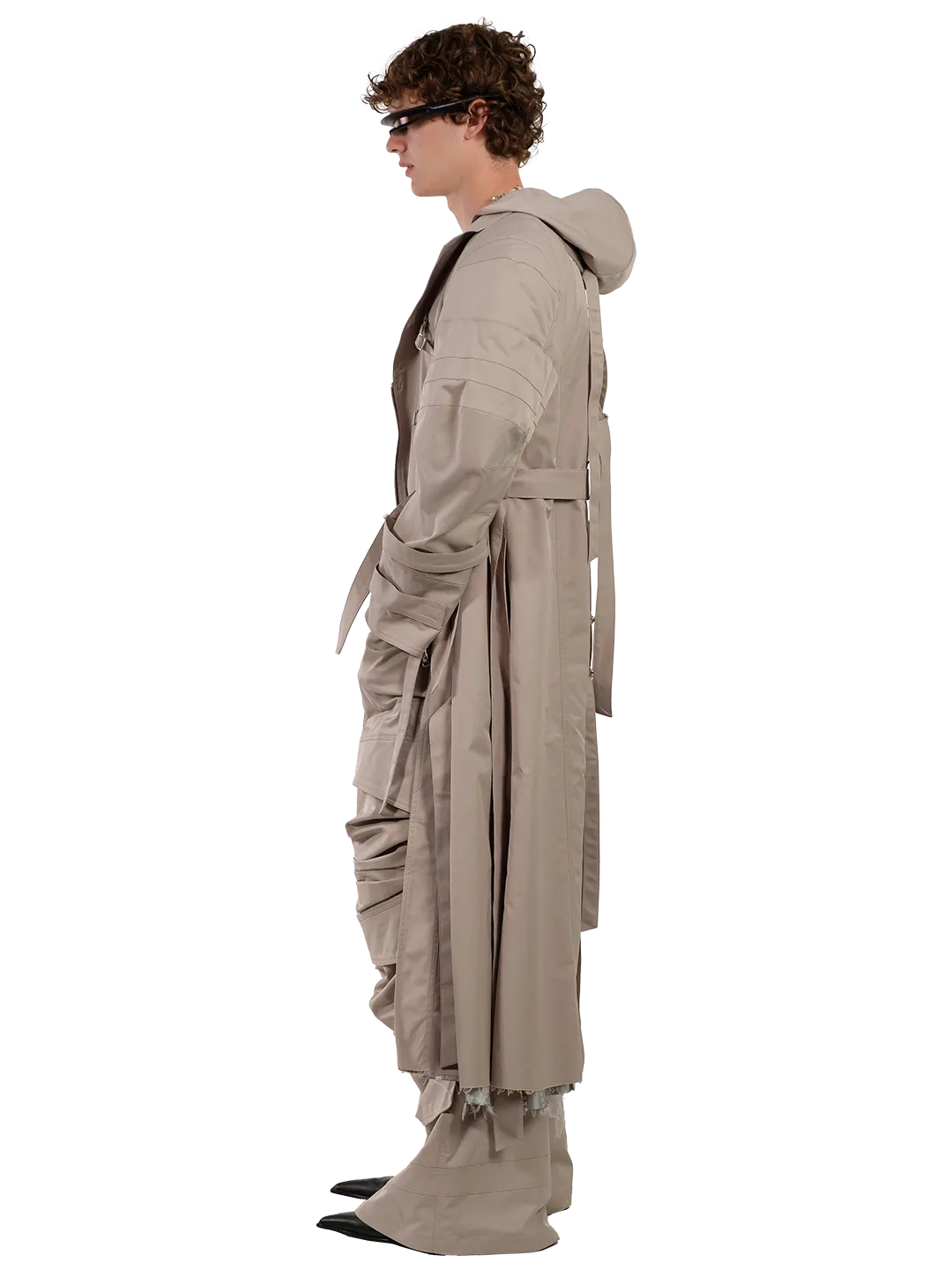 STRAPPED-IN COAT