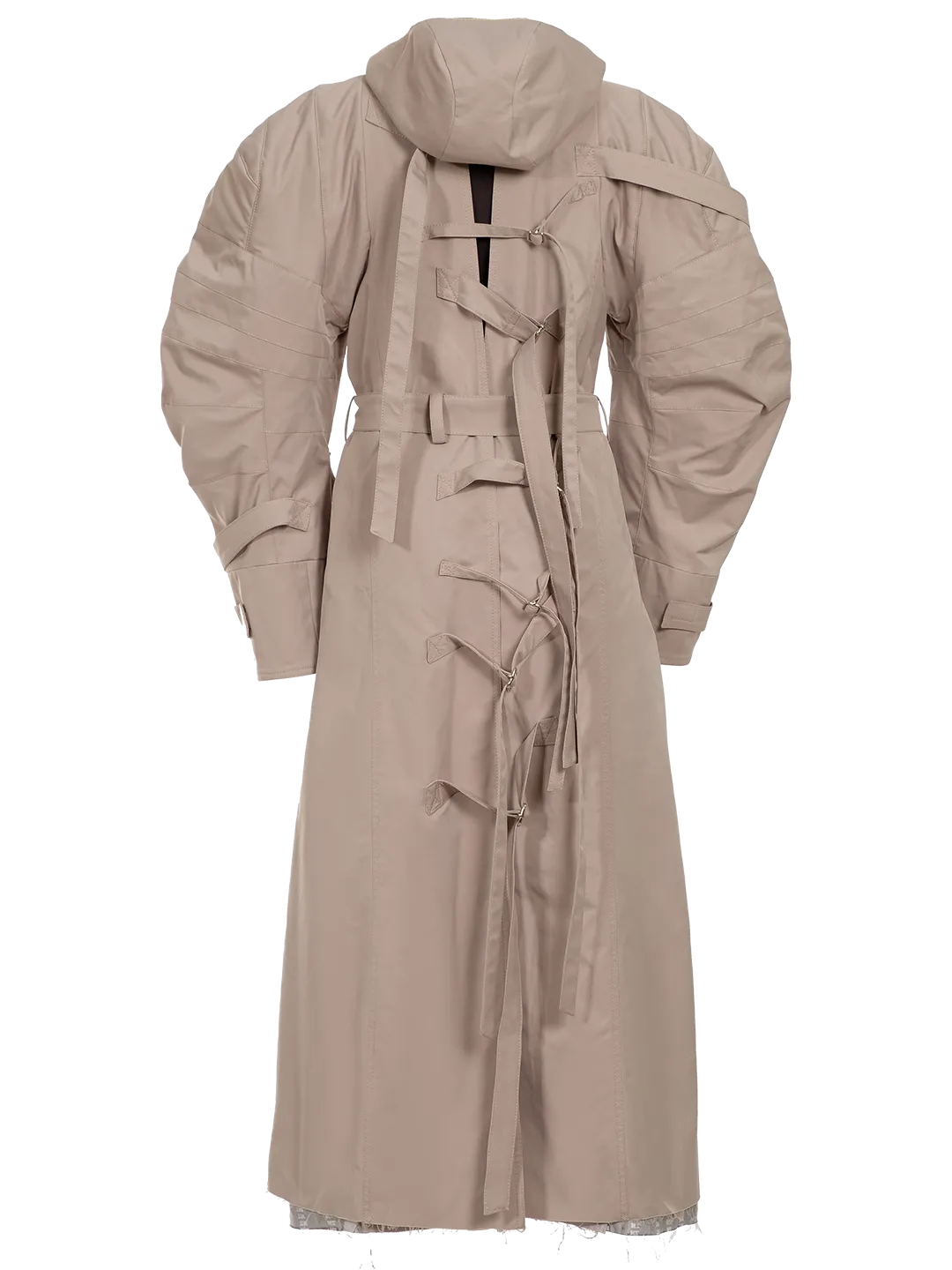STRAPPED-IN COAT