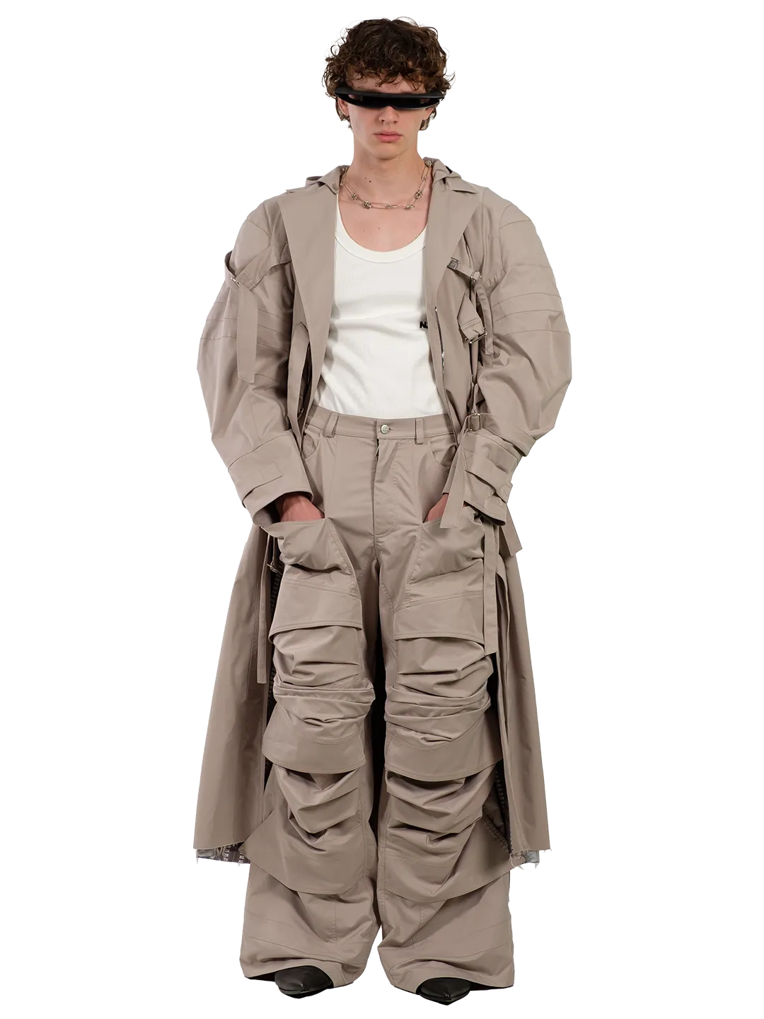 STRAPPED-IN COAT