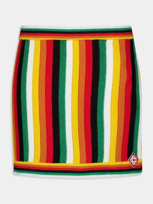 Striped Towelling Skirt