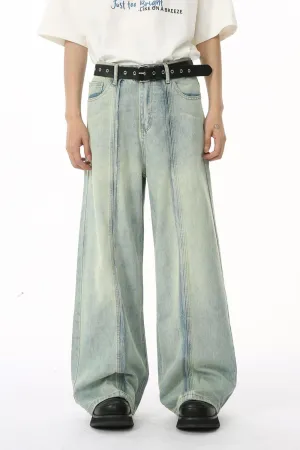Stylish Wide Leg Jeans with Pockets for Women
